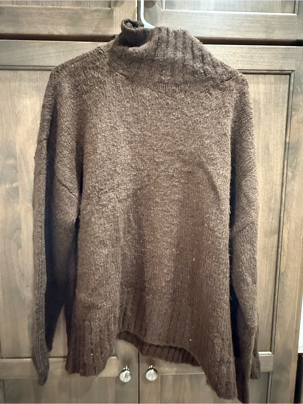 Tuckernuck Chocolate Brown Turtleneck Sweater